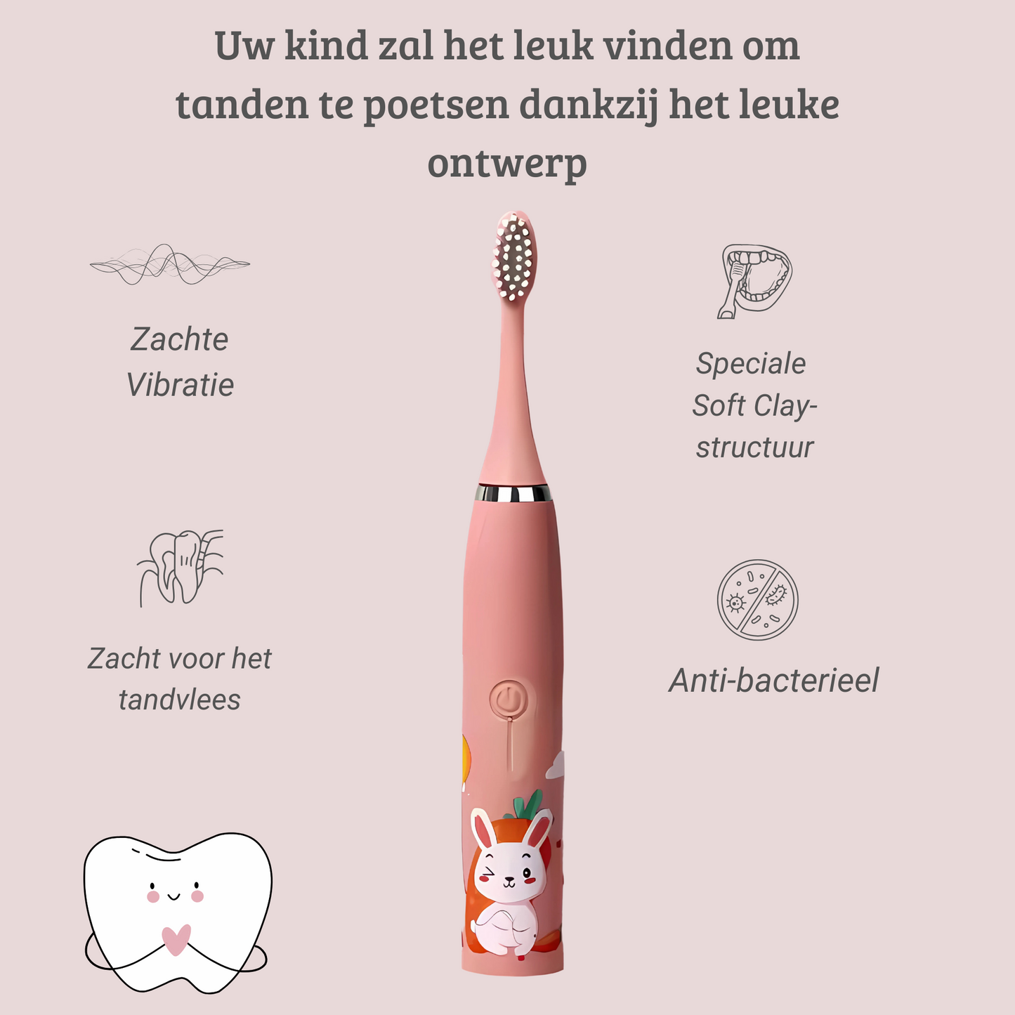 Sonisch Elektrische Tandenborstel Roze