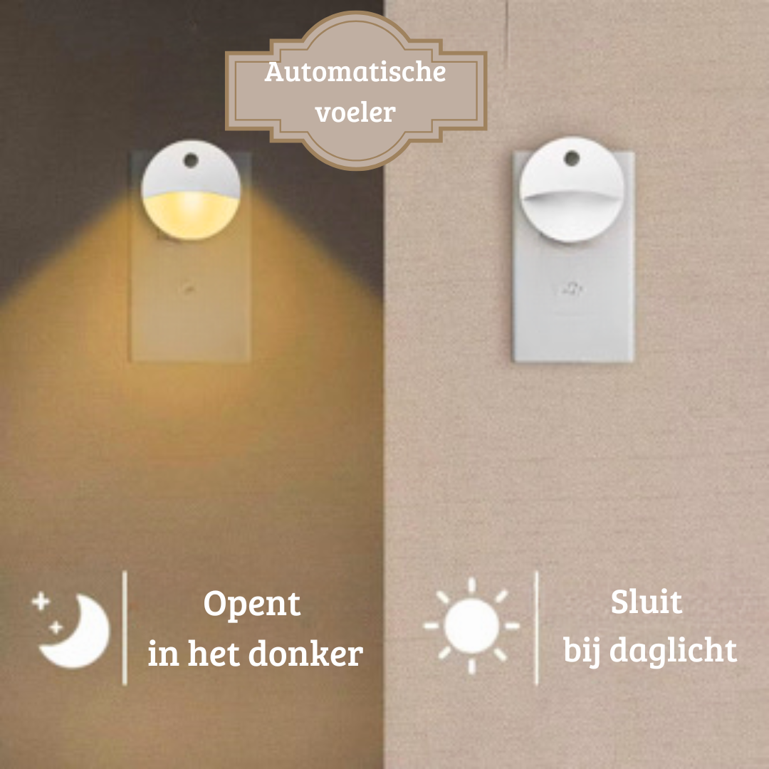 Platinum Duo Stopcontact LED Nachtlamp