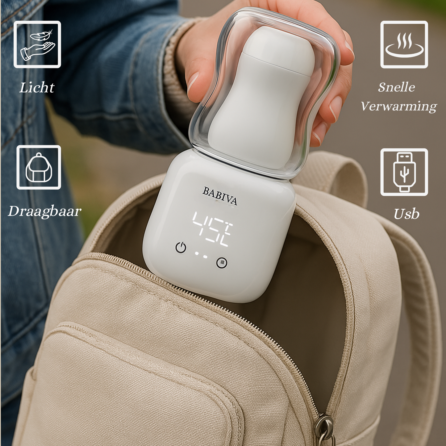 Babiva Flessenwarmer Pro 2025