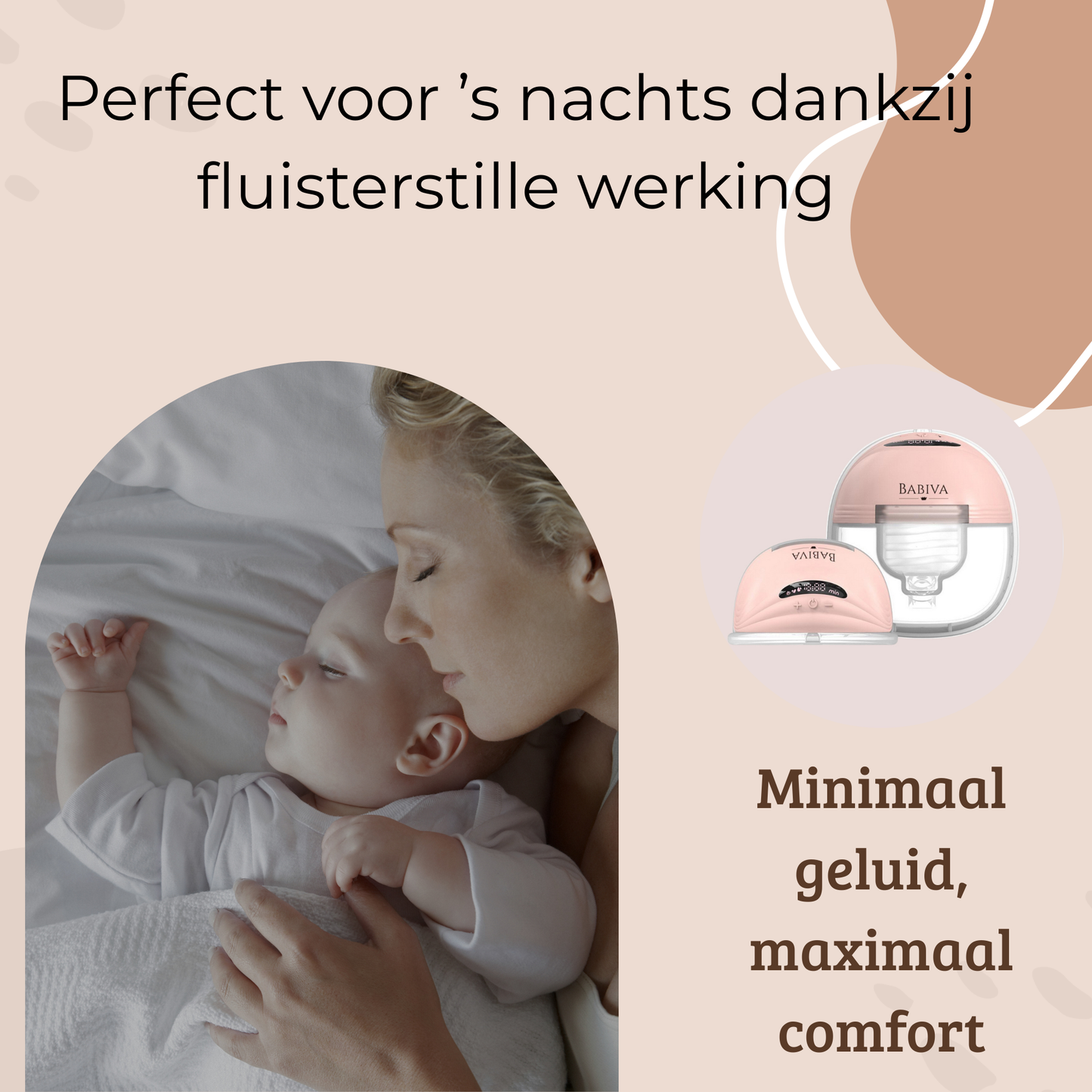 Babiva Borstkolf Gold + Met Tas